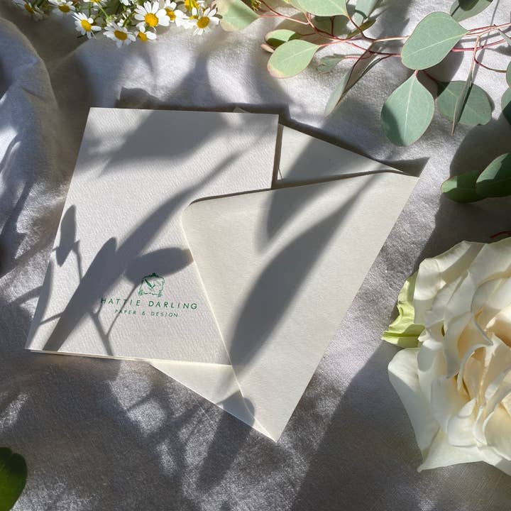 Hattie Darling - Wholesale Stationery/Notecard Set - Opening Order - Floral Monogram Stationery Sets2