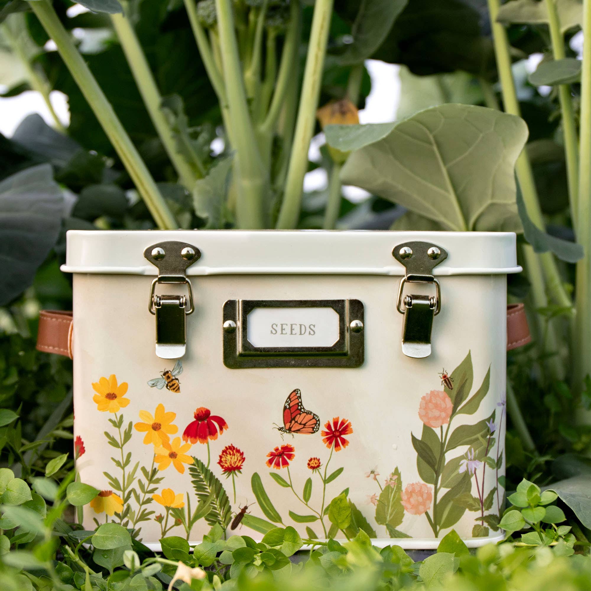 1canoe2 | One Canoe Two Paper Co. - Venta al por mayor Semillas de plantas - Caja de almacenamiento de semillas de hojalata Wildflower Botanicals2