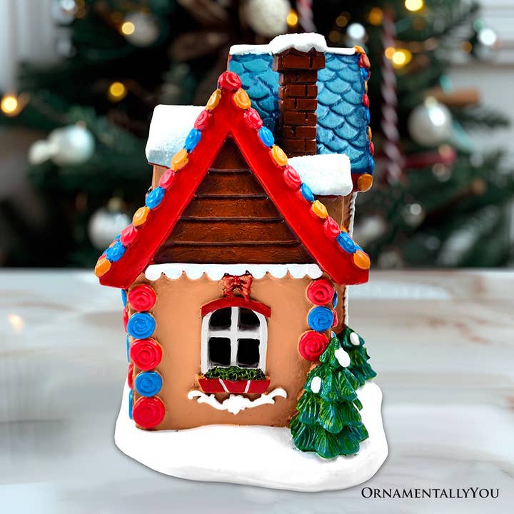 OrnamentallyYou - Wholesale Christmas decoration - Whimsically Sweet Gingerbread Home Lighted Christmas Decor4