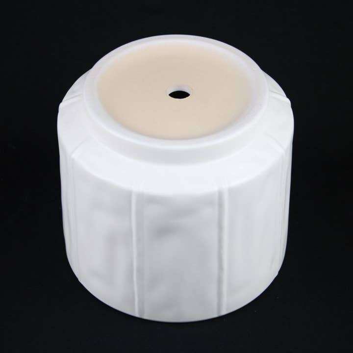 Florinia - Wholesale Plant Pot - 3-Piece White Stoneware Planter Pot Set with Soft Vertical Texture8