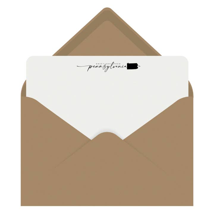 Obs kort boktryck statliga hälsningar - Boxed uppsättning av 8 för wholesale av Letterpress Jess