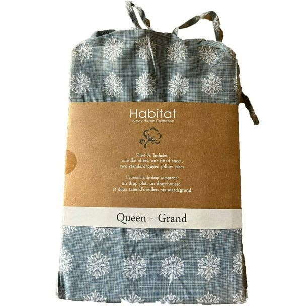 Ensemble de draps de lit 200 TC - Draps en coton imprimé pour la vente par Textile City