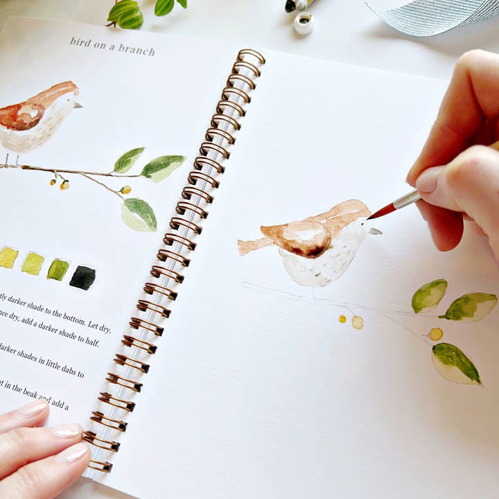 emily lex studio - Wholesale Sketchbook/Sketchpad - animals watercolor workbook