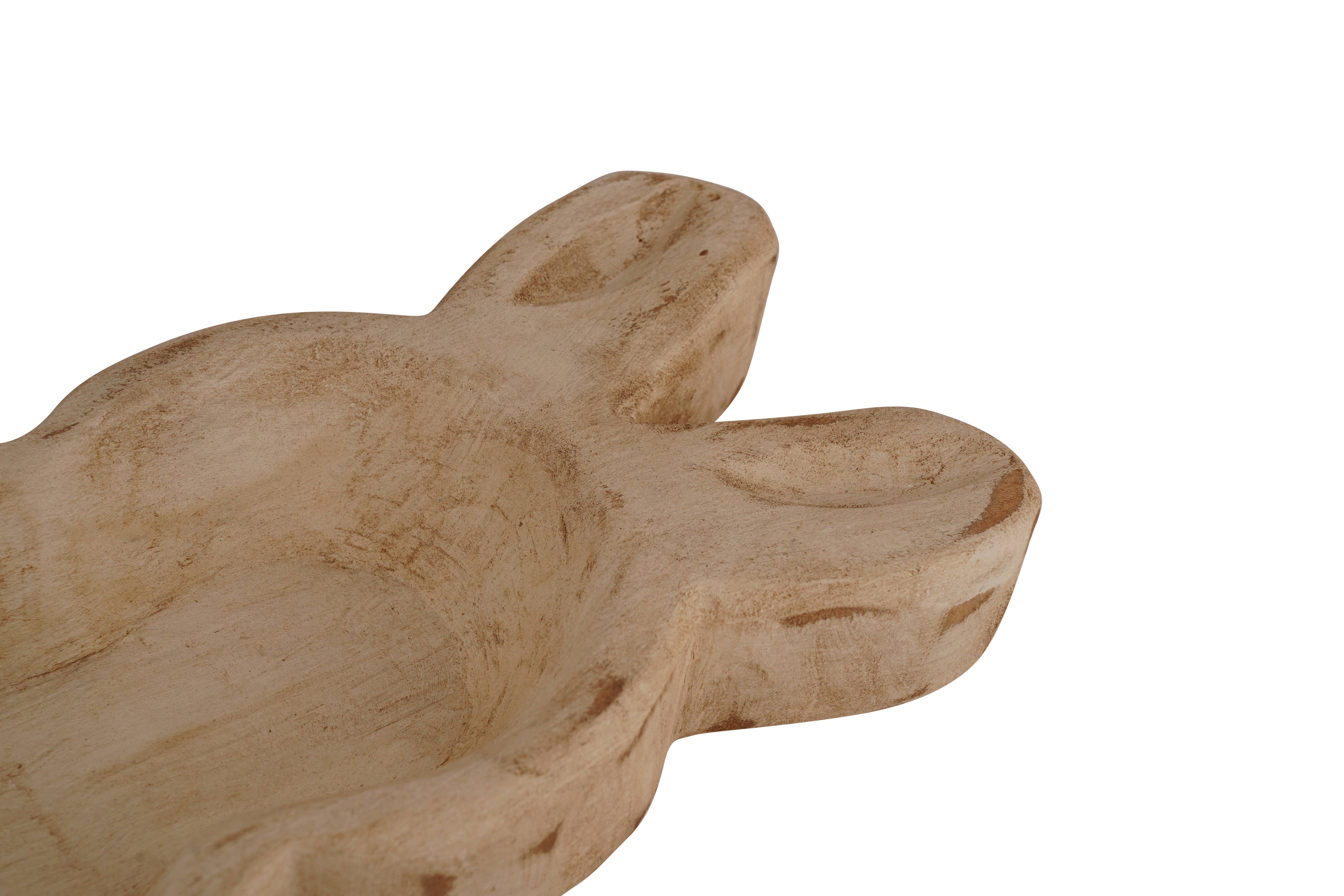 My Amigos Imports - Vendita all'ingrosso Portacandele - Piccola ciotola con coniglietto in legno - Pronta per candela - 13-15 cm x 25 cm7