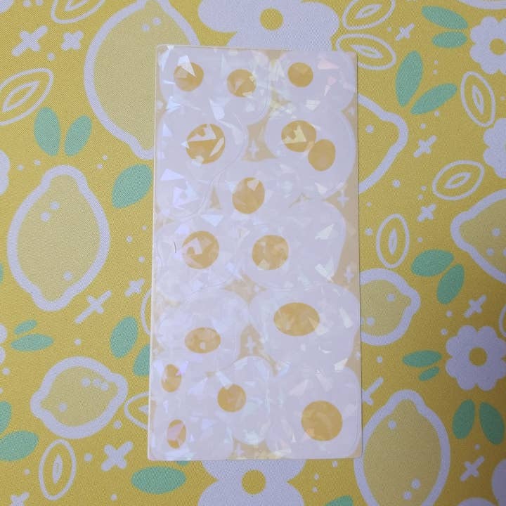 3x6in Holo Sticker Sheet ( Eggs ) for wholesale by TheKittenBomb