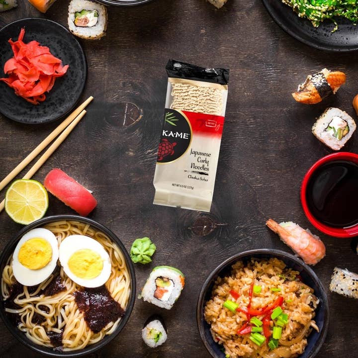 Japanese Curly Noodles for wholesale by Kame