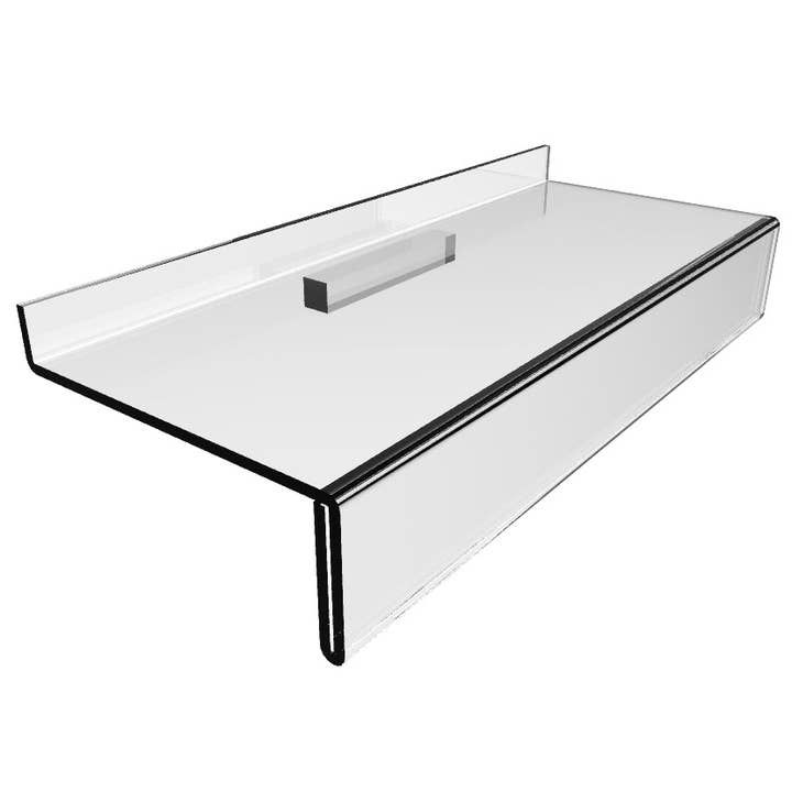 Clear Acrylic Plexiglass Lucite Shoes Shelf Holder Display 14766 for wholesale by FIXTUREDISPLAYS