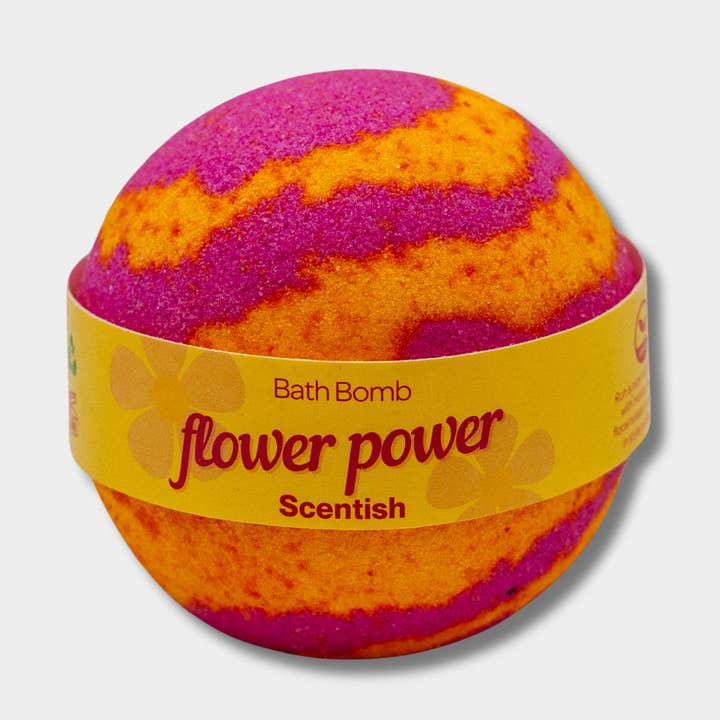 Flower Power Bath Bomb for wholesale by Scentish