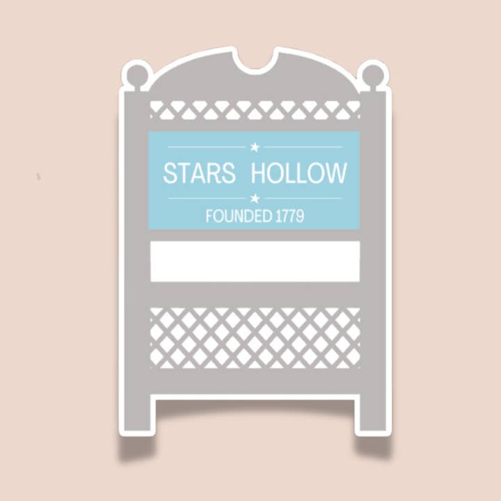 Stars Hollow | Sticker for wholesale by Pretty Pages