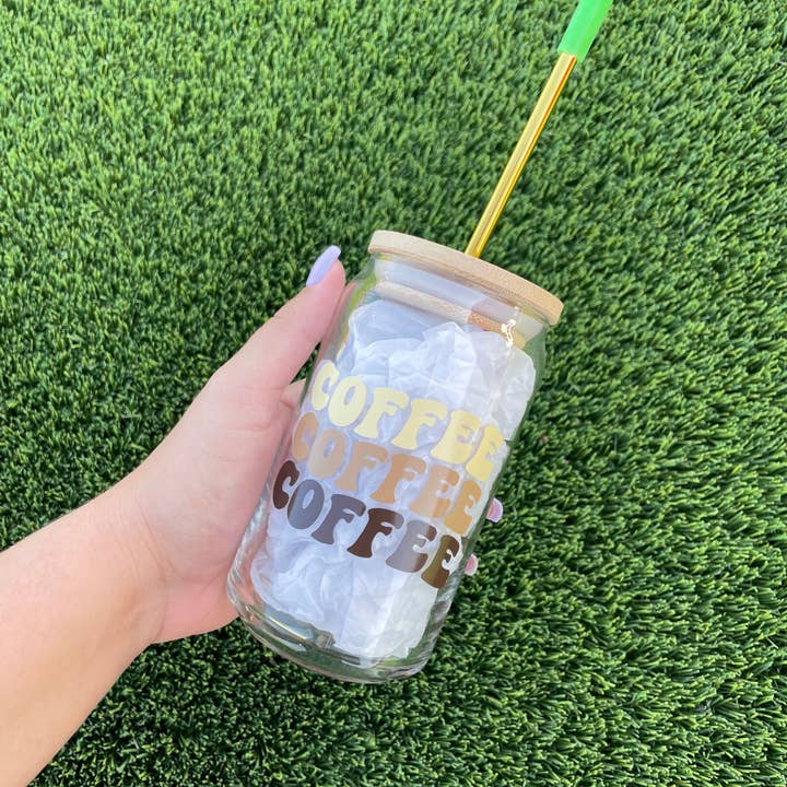 Coffee Cup Beer Glass Can 16 Oz Boho Cup Boho Tumbler for wholesale by Valudesign