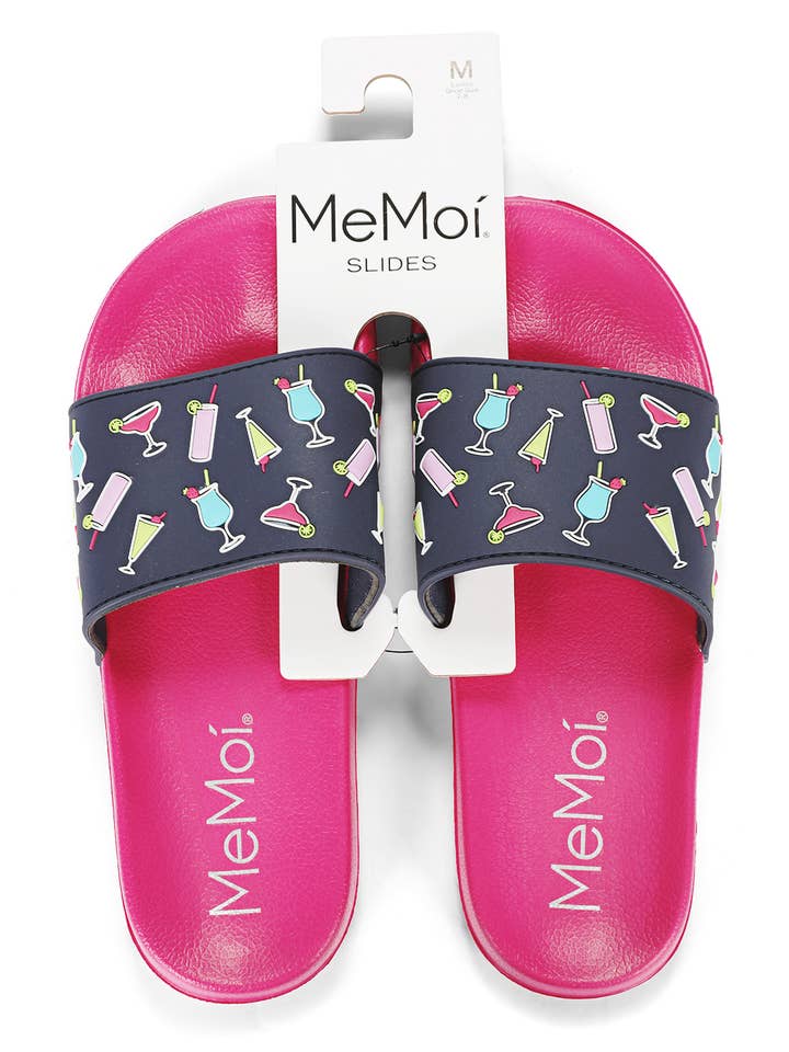 Fuchsia Women's Martini Slides for wholesale on Faire5