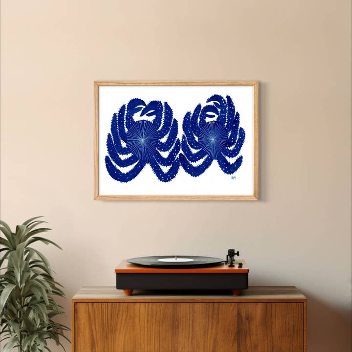 Nancy McKie - Vente Affiche d'art - Crabes bleus2