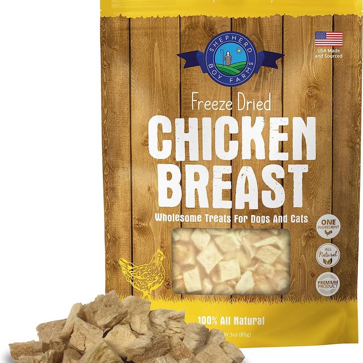 Shepherd Boy Farms - Wholesale Pet Treats - Dog - Freeze Dried Chicken Breast Treats0
