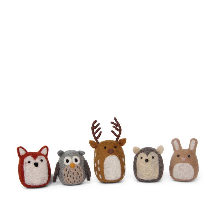 Animaux de la forêt - Set de 5 pour la vente par Gry and Sif