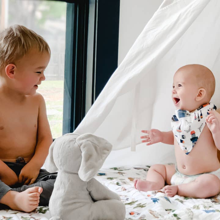 Bebe au Lait - Vendita all'ingrosso Bavaglini a bandana - Nautical Oh-So-Soft - Bavaglino in mussola1