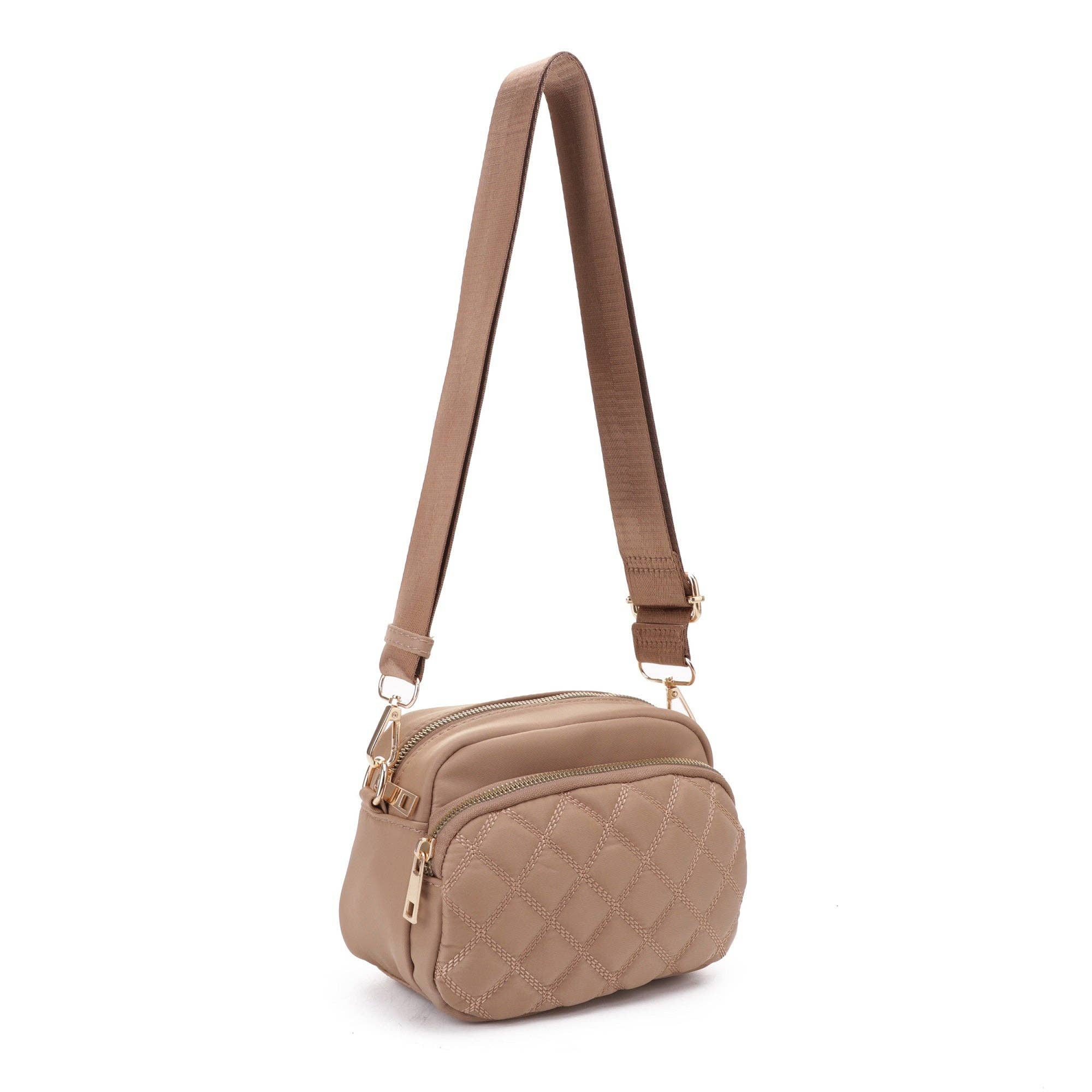 MiMi Wholesale - Wholesale Crossbody Bag - Women's - DJ25764N-6 Angela Quilted Crossbody Bag5