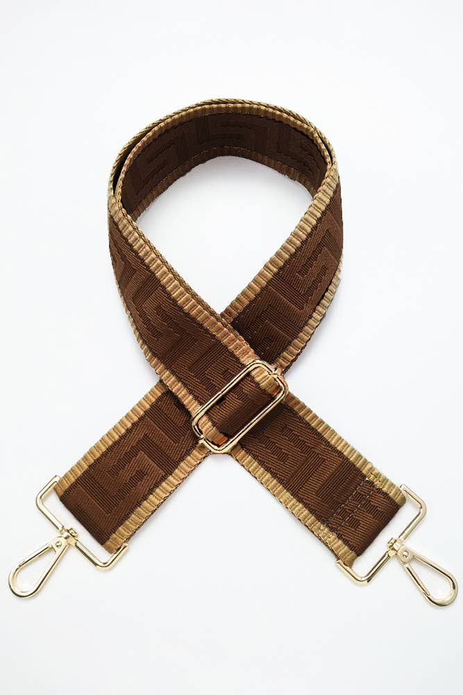 Hana - Vente Sangle pour sac – femme - Sangle pour sac à motif géométrique6