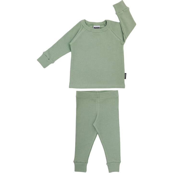 Ribbed Set - Sage for wholesale by Cribstar