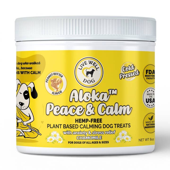 NYHED - Forudbestil nu! Live Well Dog™ Aloka Peace & Calm – Beroligende støttegodbidder til hunde (120 bløde godbidder) for engroshandel hos Live Well Dog