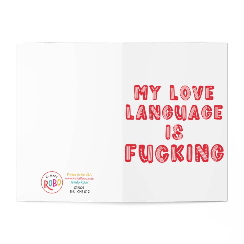 R is for Robo - Wholesale Anniversary Card - Dirty Valentines Day Card Funny Anniversary Greeting Cards 2