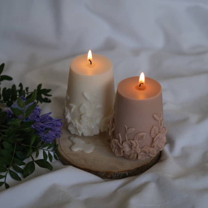 Interlude Candles – wholesale Novelty candle – Flower Pillar Candle | Home Decor | Wildflower Candles3