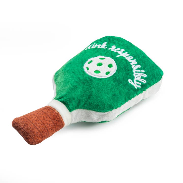 Haute Diggity Dog - Wholesale Pet Plush Toy - Dog - Green Stripe Pickleball Paddle by Haute Diggity Dog