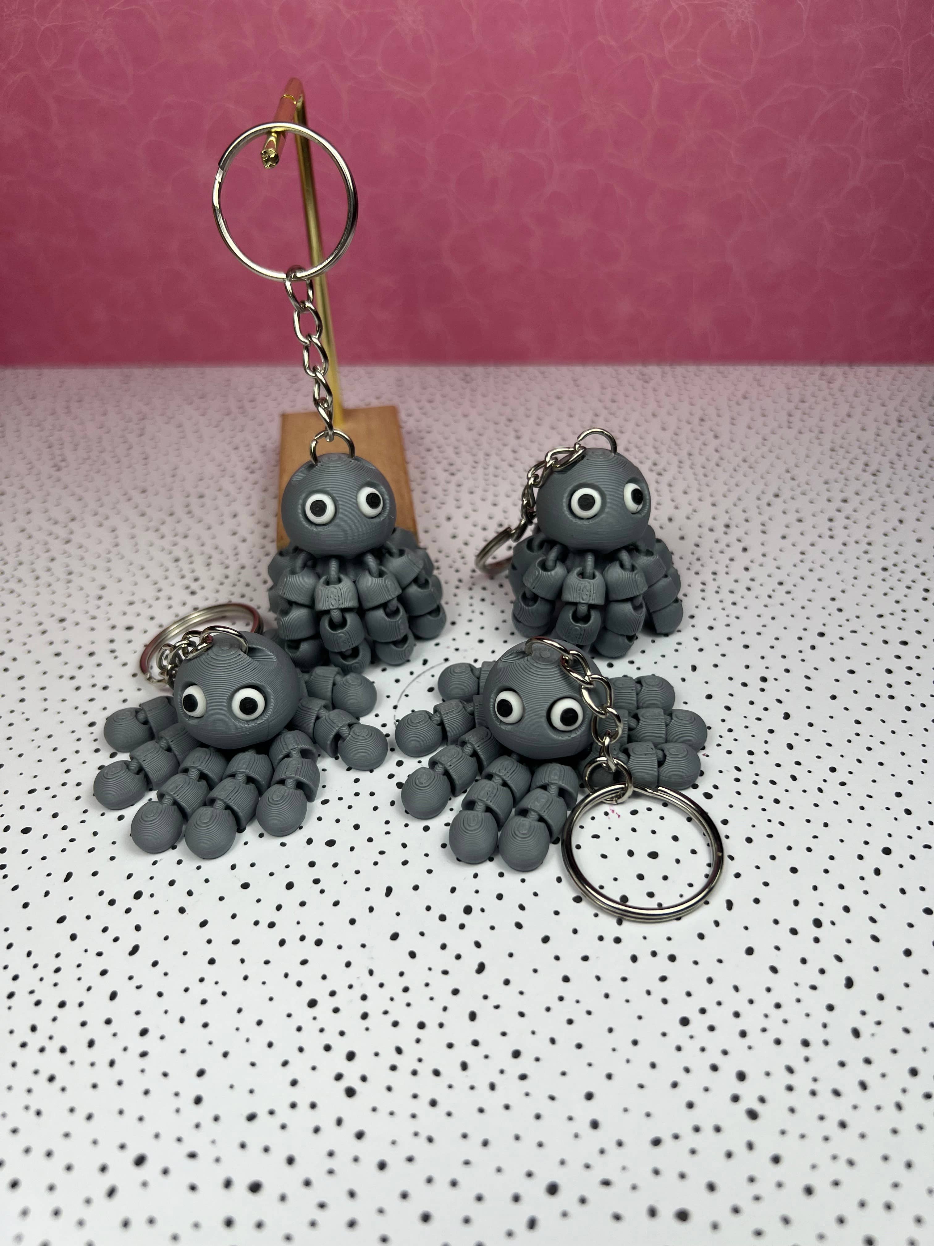 L'Atelier d'Oméri - Vente Porte-clés – unisexe - Porte clé Poulpe1