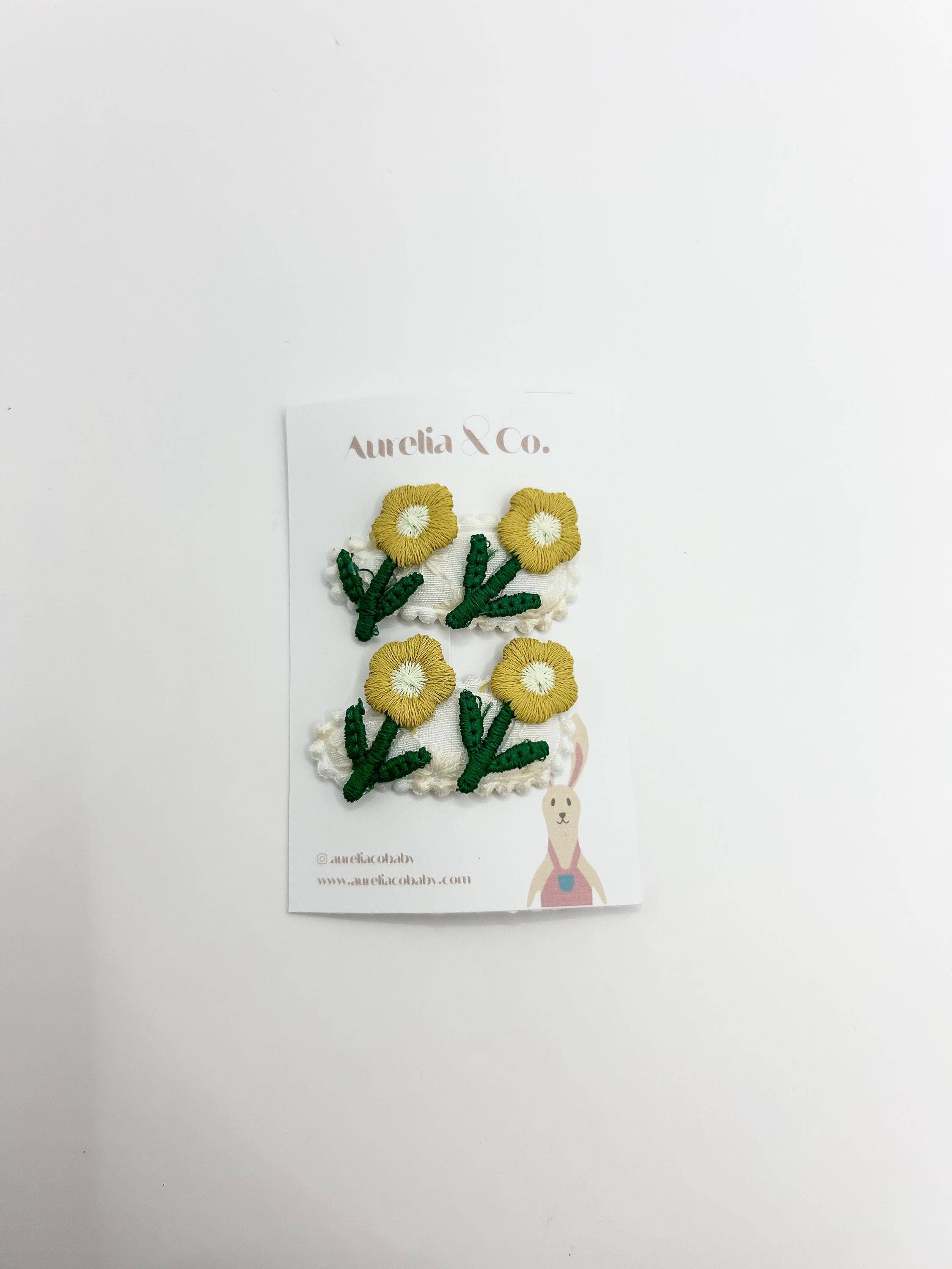 Aurelia & Co. Baby - Wholesale Hair Clip - Kids - Mini Flower Hair Clips and Barrettes for Babies6