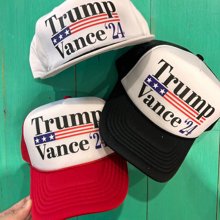 Vibes Hat Company - Wholesale Trucker Hat - Unisex - Trump Vance '24 Trucker | Election Hats | Political Caps3