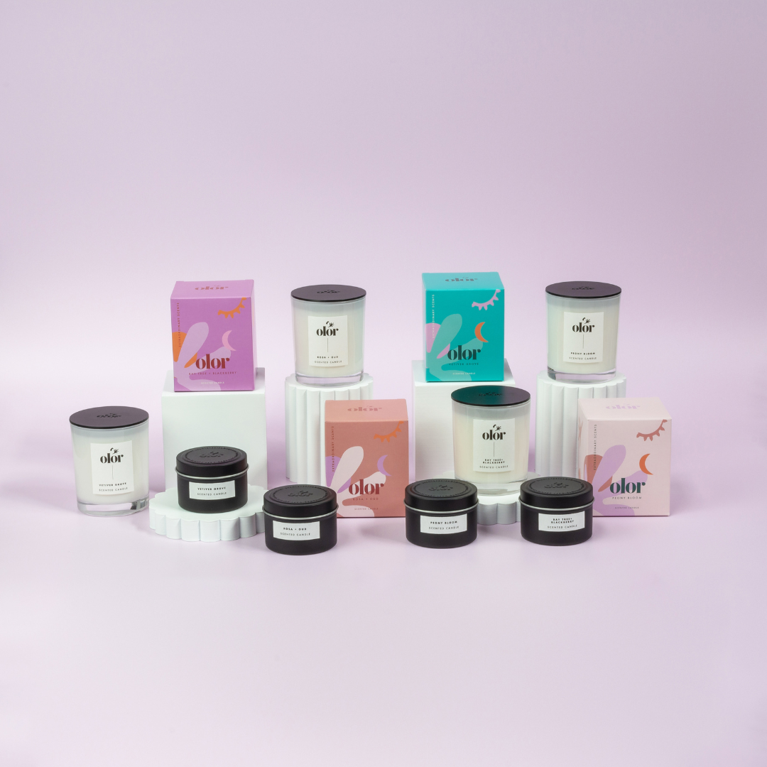 OLOR – wholesale Jar/filled candle – Bay Tree + Blackberry Classic Candle7