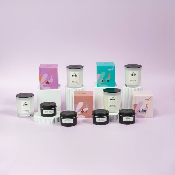 OLOR – wholesale Jar/filled candle – Bay Tree + Blackberry Classic Candle7