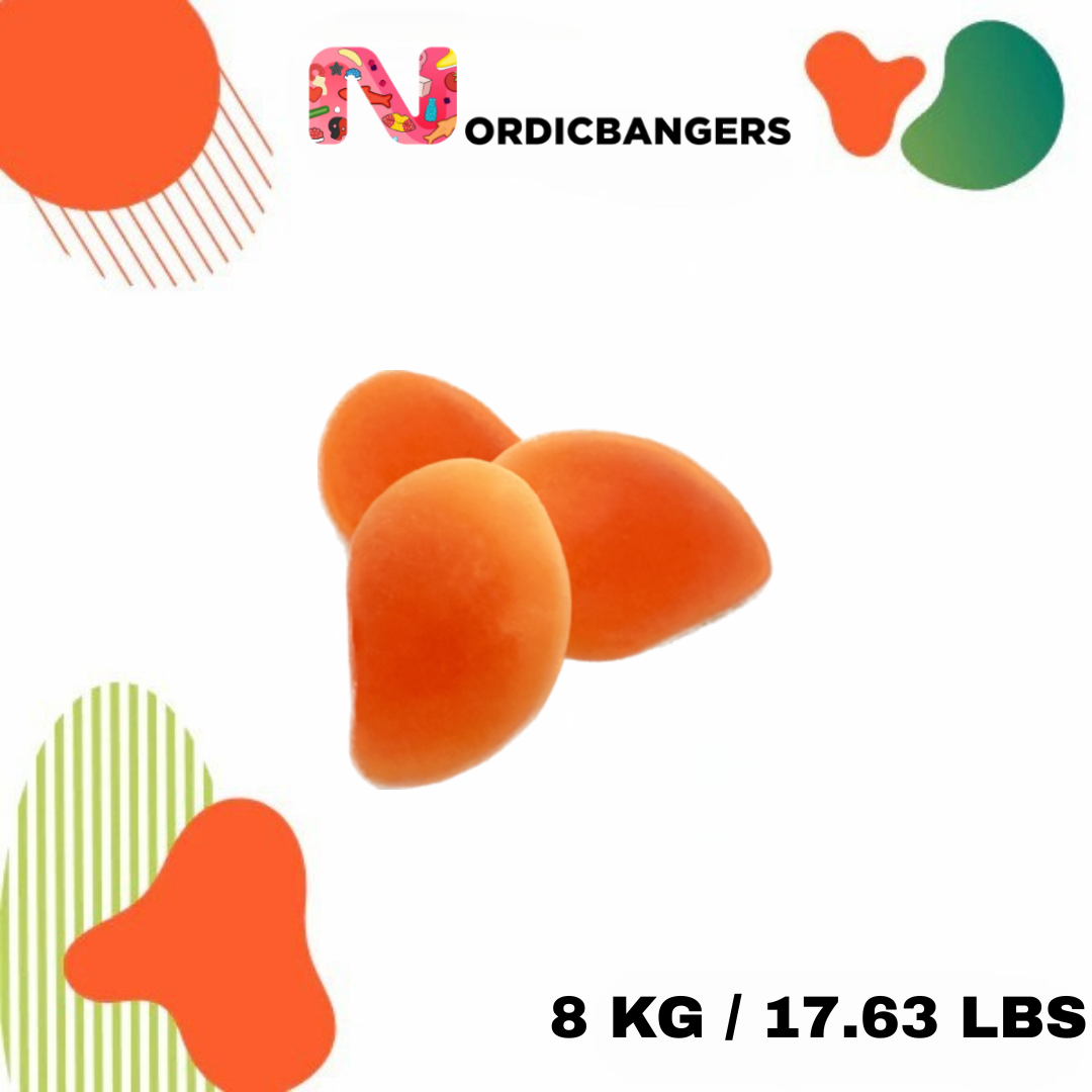 Nordicbangers - Swedish Candy Supply - Wholesale Gummy - DAMEL HOT MANGO 1kg/2.2lbs2