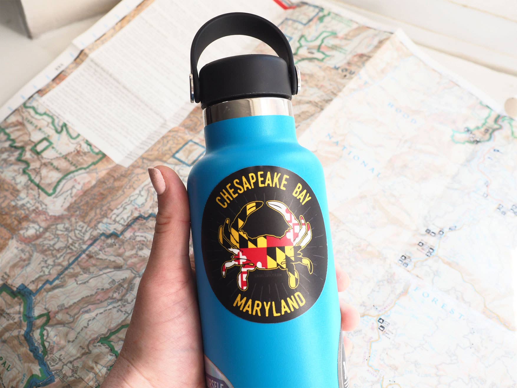 Sentinel Supply - Wholesale Sticker - Chesapeake Bay Maryland Crab Sticker5