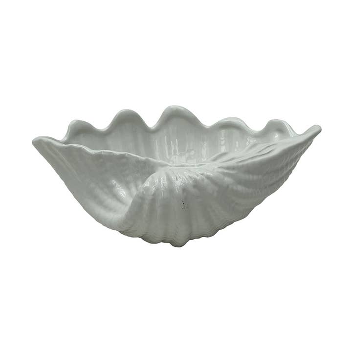 Opjet Paris - Vente Objets de décoration - Déco pot neptune blanche L23 P16 H8cm0