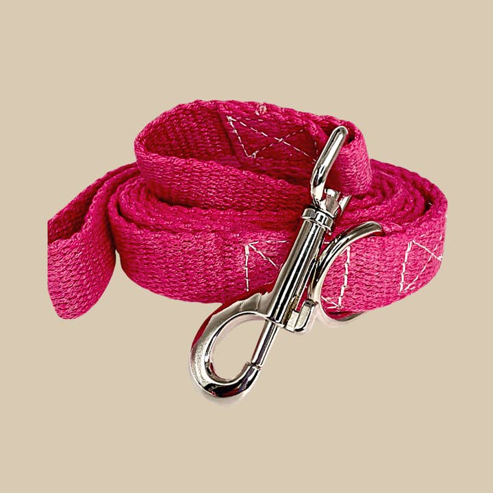 Hemp leash - Pink for wholesale by Bobbie’s BowWow