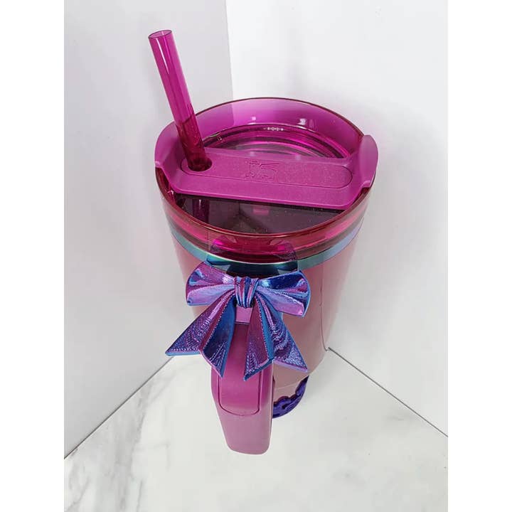 Agape Designs 3D - Wholesale Drink Topper - Bow Handle Charm For Tumblers - Stanley, Brumate, Hydrojug3