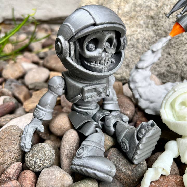 NumanPrints – Engroshandel Fidget - Børn – Articuleret fleksibelt astronaut-skelet fidget legetøj5