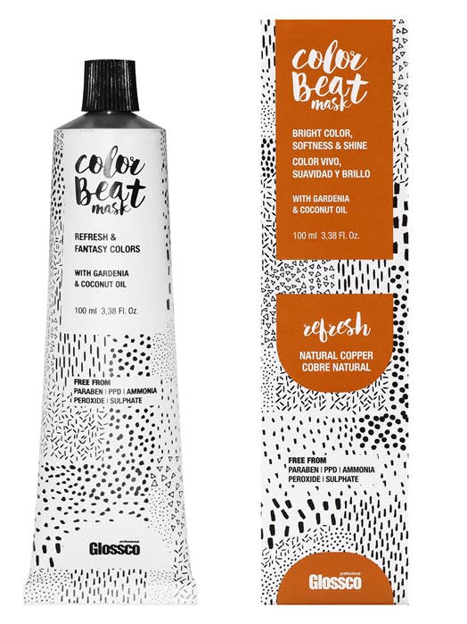 COLOR BEAT Natural Copper Semi-colored Masks 100ml for wholesale by sesioMWorld - M·O·I Professional