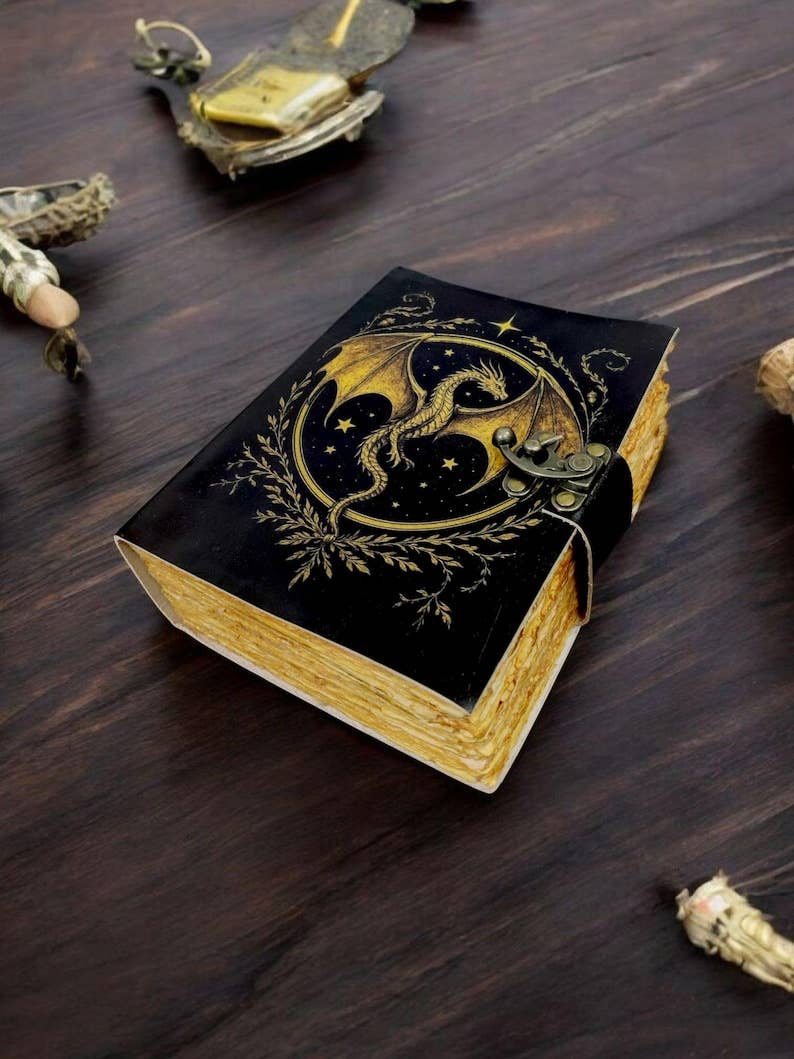 Leatherooze - Wholesale Journal/Diary - Dragon Leather Journal: Vintage style 5x7 inches 200 pages5