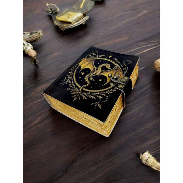 Leatherooze - Wholesale Journal/Diary - Dragon Leather Journal: Vintage style 5x7 inches 200 pages5