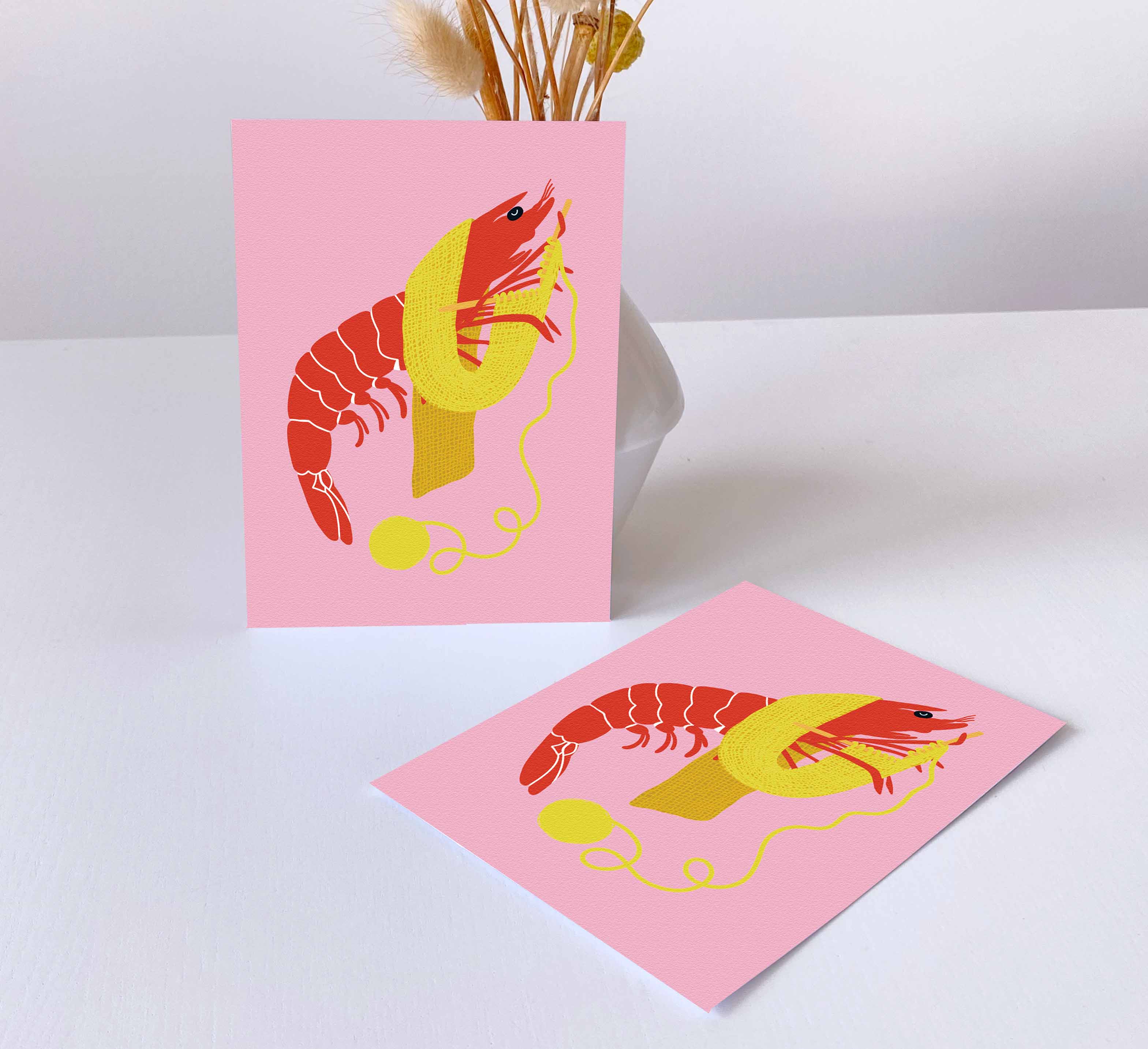 Sentient Stories - Wholesale Postcard - Postcard - Shrimp Stitch1
