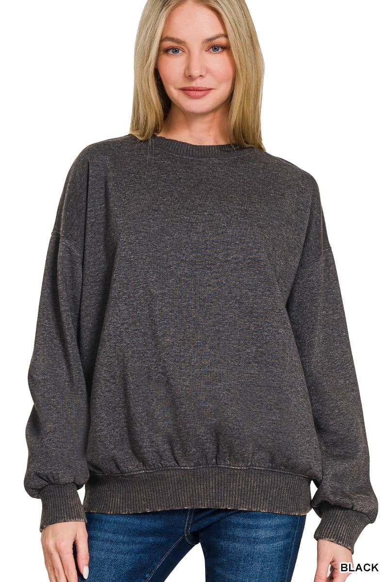 42POPS – Sweatshirt - Mulher por atacado – ',.._ Sweatshirt de Lã Polar Snow Wash25