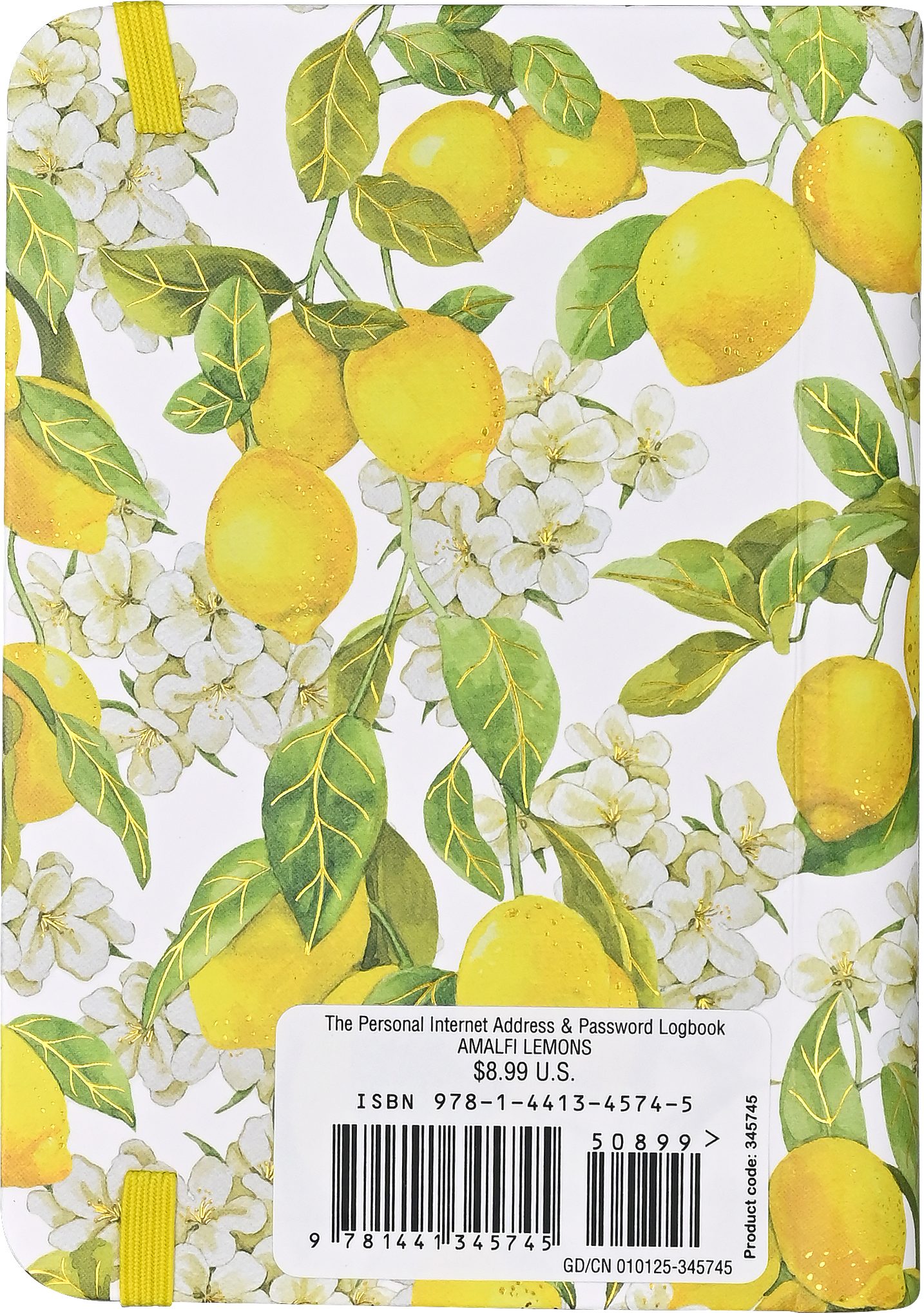 Peter Pauper Press, inc. – wholesale Journal/diary – Amalfi Lemons Internet Address & Password Logbook7