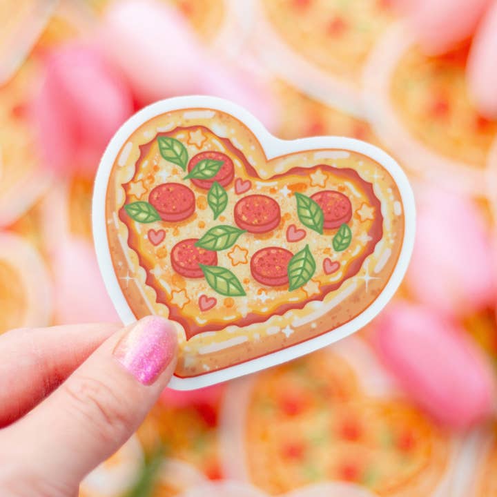 Pegatina Pizza Corazón para venta al por mayor de Unicorn Eclipse