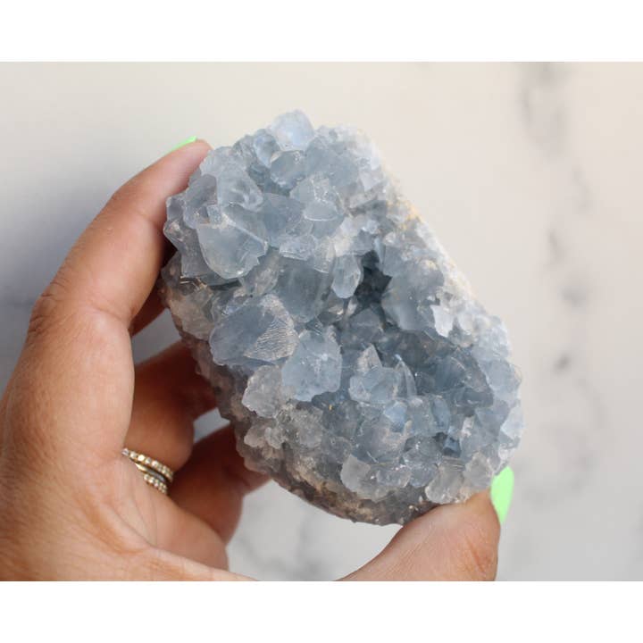 Panache - Wholesale Spiritual Stone/Crystal - Celestite geode cluster6