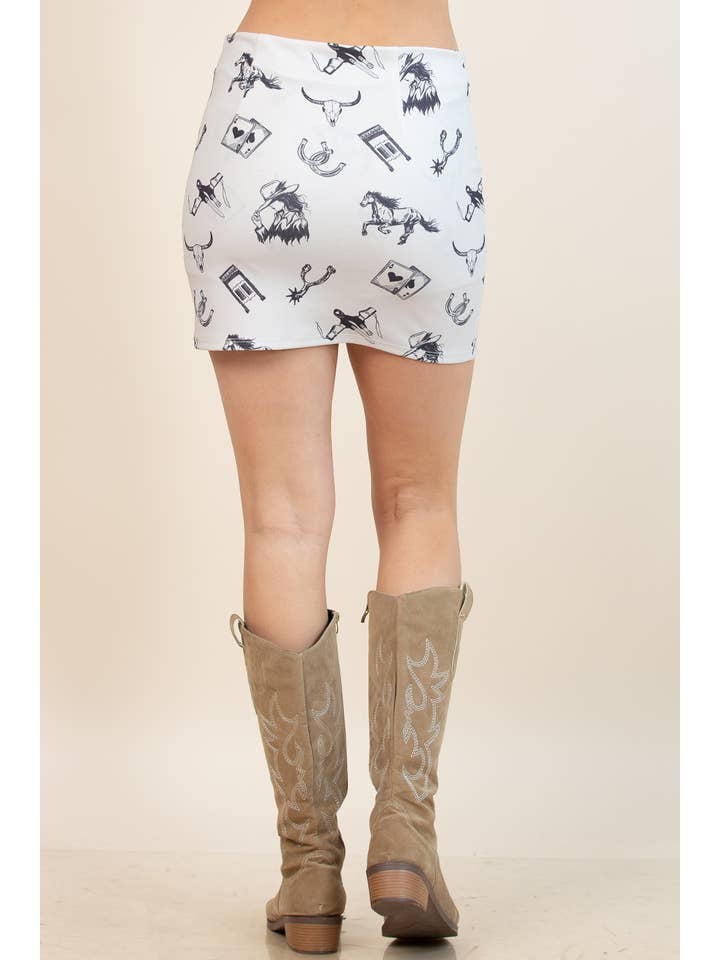 Skriv ut S1607-6168-Myra Lucky Spelkort Mini Kjolar för wholesale på Faire4