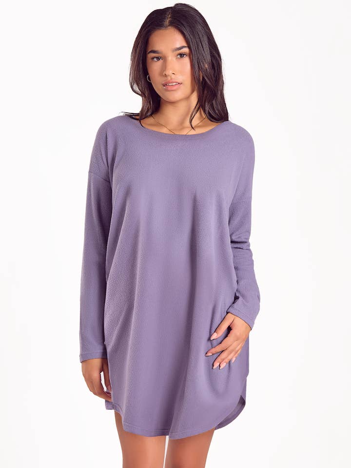 Stormy Soft Waffle Stretch-Knit Sleep Shirt-Dress
for wholesale by iCollection