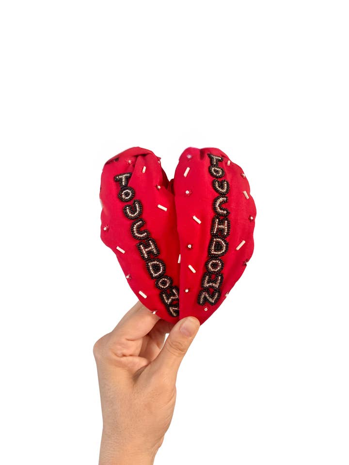 Banda de Cabeça Vermelha Touchdown - Dia de Jogo por atacado de Valois Designs