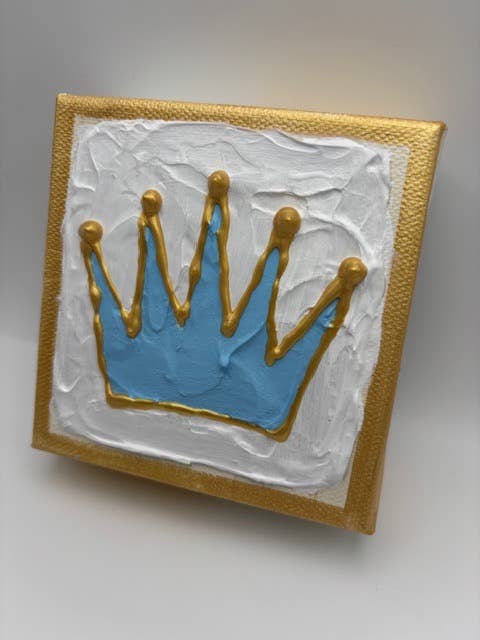Baby Blue Crown for wholesale by Deceaux Art
