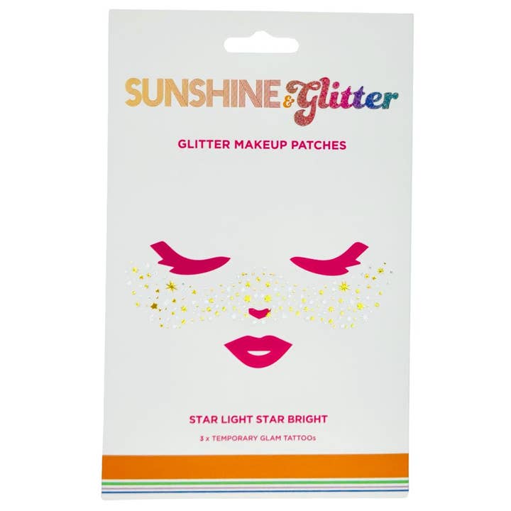 Sunshine & Glitter - Vente Paillettes pour le corps - Tatouages temporaires glam7